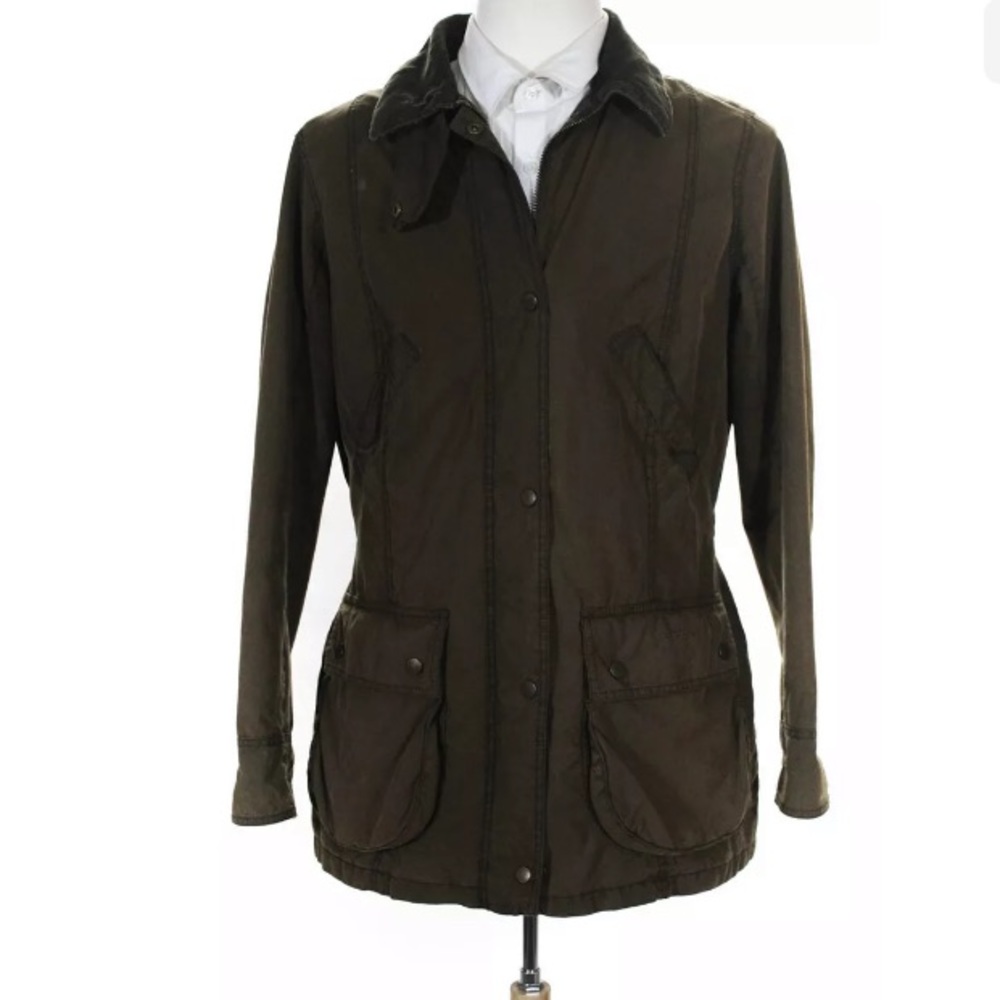 Women’s Classic Olive Barbour Bedale Wax Jacket 40